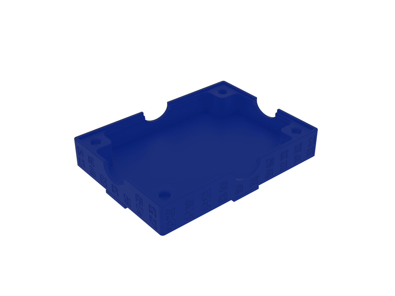 Sidewinder counter and dice tray with the lid docked open